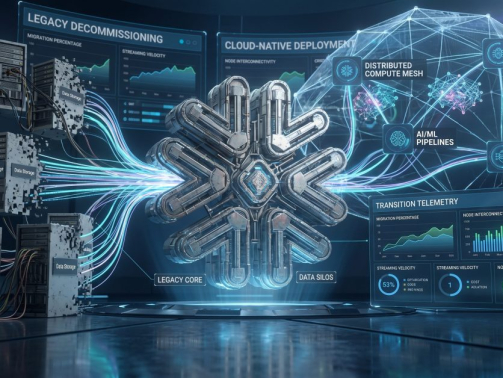 Architectural blueprint of decommissioning legacy data silos into a unified enterprise cloud lakehouse