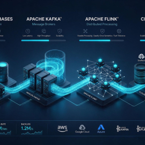 Architectural blueprint diagram of enterprise AI infrastructure, agentic pipelines, and governed data foundation